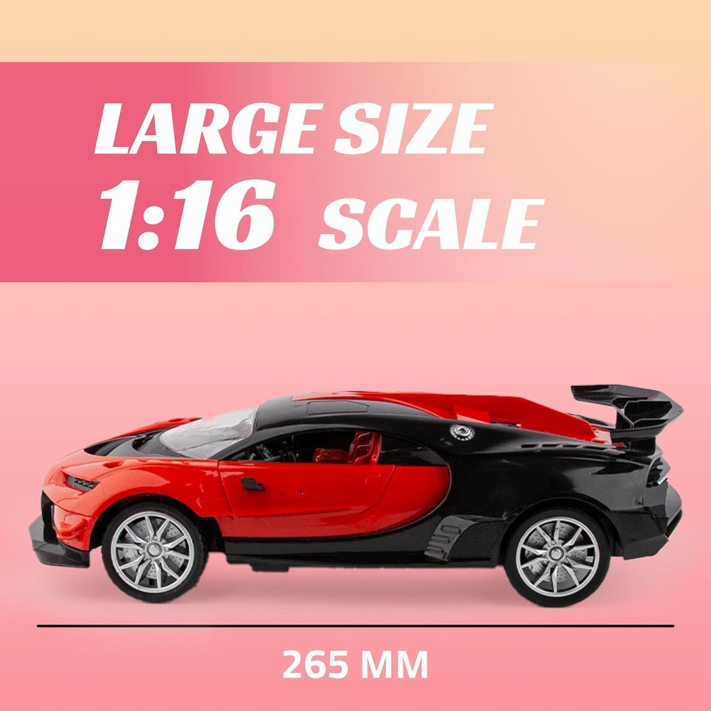 Remote Control High Speed Drift Red Bugatti Car