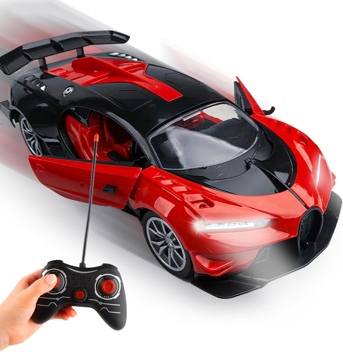 Remote Control High Speed Drift Red Bugatti Car