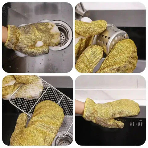 Multipurpose Wire Dishwashing Gloves