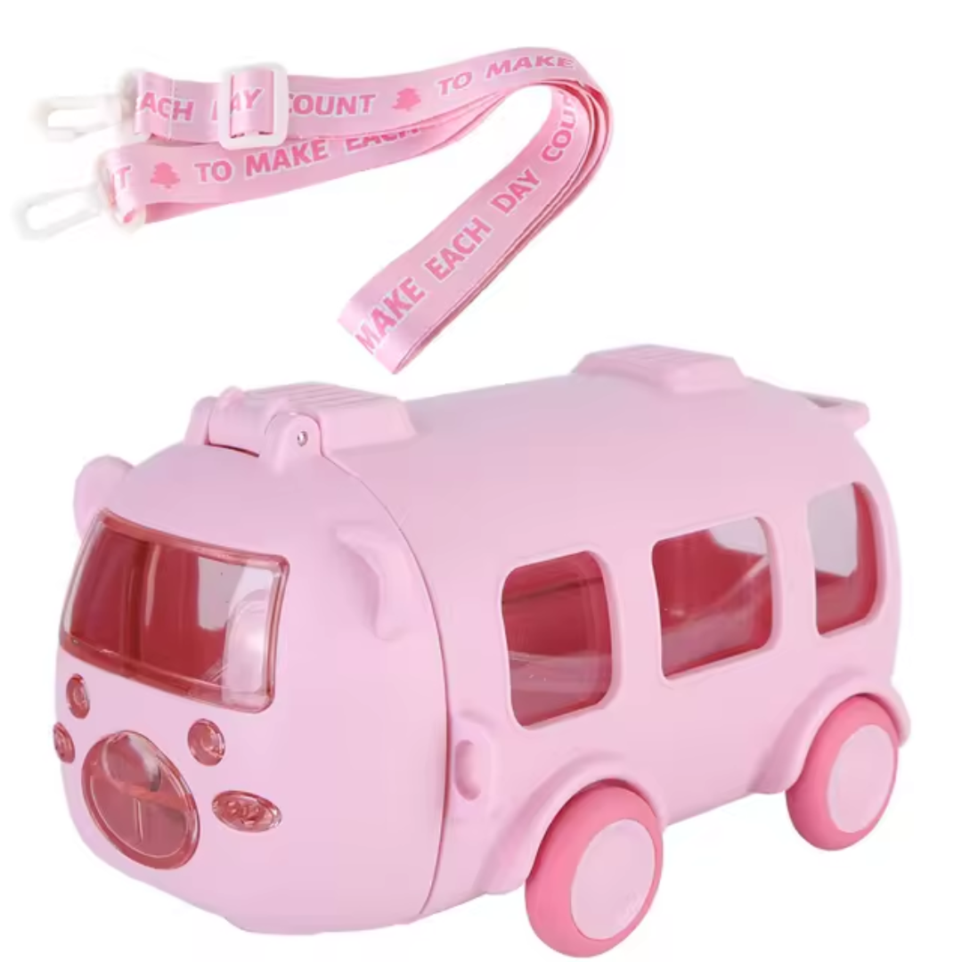 Bus Shape Water Sipper For Kids
