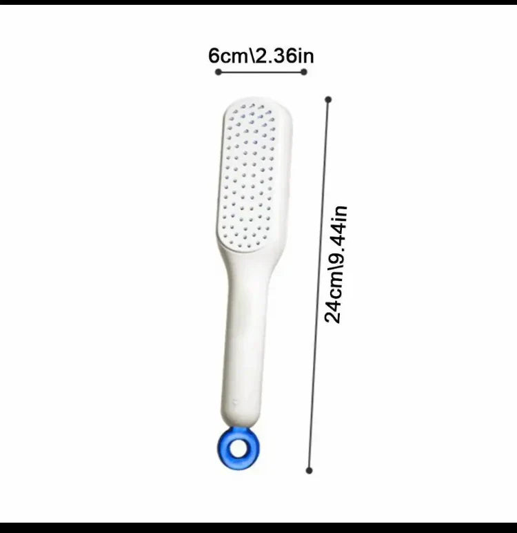 Magic Hair Brush with Self Cleaning and Anti Static Design